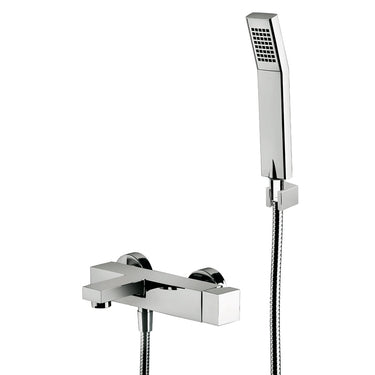 Miscelatore vasca con set doccia Paffoni EL026 con deviatore 