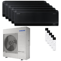 Condizionatore Samsung Windfree Black penta split 7000+7000+9000+9000+9000 BTU inverter A++ wifi unità esterna 10 kW