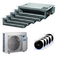 Condizionatore Daikin canalizzabile Mini Sky FDXM-F9  penta split 9000+9000+9000+9000+9000 BTU inverter A++ esterna 9 kW