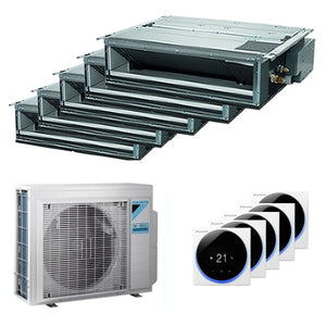 Condizionatore Daikin canalizzabile Mini Sky FDXM-F9 penta split 9000+9000+9000+9000+9000 BTU invert