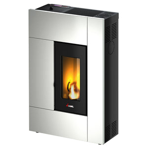 Stufa a pellet CADEL Spirit 5 ad aria 5,2 kW - con wifi BIANCO