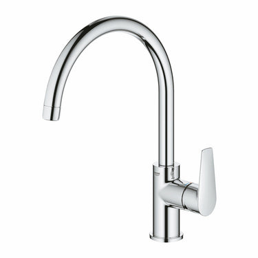 Miscelatore lavello Grohe BauEdge monocomando con bocca alta e girevole