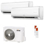 Condizionatore Ferroli Giada dual split 9000+9000 BTU inverter A wifi unità esterna 5.3 kW