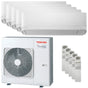 Condizionatore Toshiba Seiya Smart penta split 7000+7000+7000+12000+18000 BTU inverter A++ wifi unità esterna 10 kW
