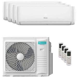Condizionatore Hisense Hi-Comfort 2025 quadri split 9000+9000+9000+12000 BTU inverter A++ wifi unità