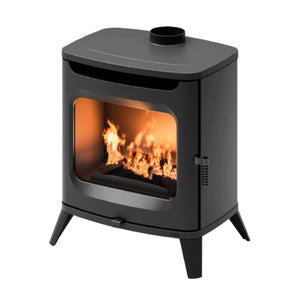 Stufa a legna Cadel Hublot 8 7,5 kW ad aria Nero