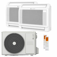 Condizionatore Clivet CONSOLE 3 dual split 9000+9000 BTU inverter A++  unità esterna 4.1 kW