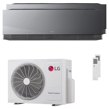 Condizionatore LG ARTCOOL Mirror AI dual split 9000+12000 BTU inverter A+++ wifi unità esterna 4.1 kW