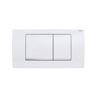 Placca Geberit Twinline 30 bianca per risciacquo a due quantità