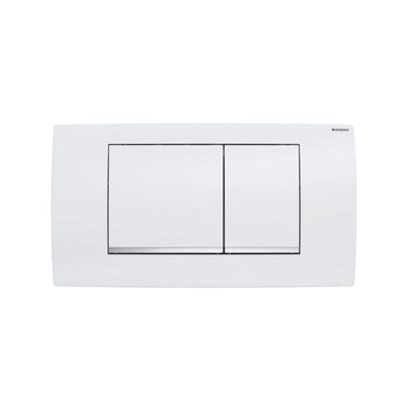 Placca Geberit Twinline 30 bianca per risciacquo a due quantità