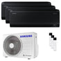 Condizionatore Samsung Windfree Black trial split 7000+7000+9000 BTU inverter A++ wifi unità esterna 5.2 kW