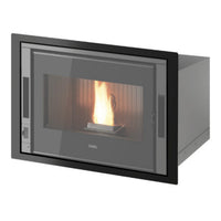 Cornice per inserto a pellet CADEL Zefiro 9 con cassetto pellet