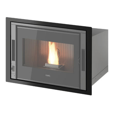 Cornice per inserto a pellet CADEL Zefiro 9 con cassetto pellet