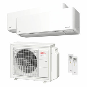 Condizionatore Fujitsu Serie KMCG WiFi dual split 12000+12000 BTU inverter A++ wifi unità esterna