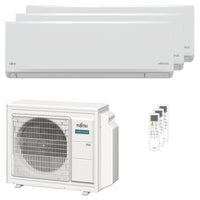 Condizionatore Fujitsu Serie KN WiFi trial split 7000+7000+9000 BTU inverter A+++ wifi unità esterna 5.4 kW