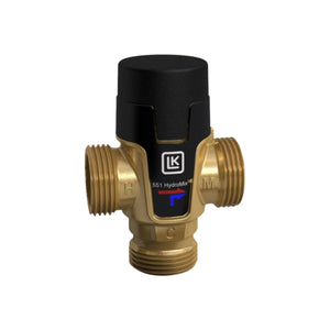 Valvola Miscelatrice Termostatica Maxiflame LK 551 HydroMix M¾" 35-65°C con kit connessioni G½"x¾" 