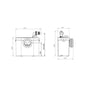 Trituratore WC SFA Sanitop UP per vaso e lavabo Sanitrit Sfa