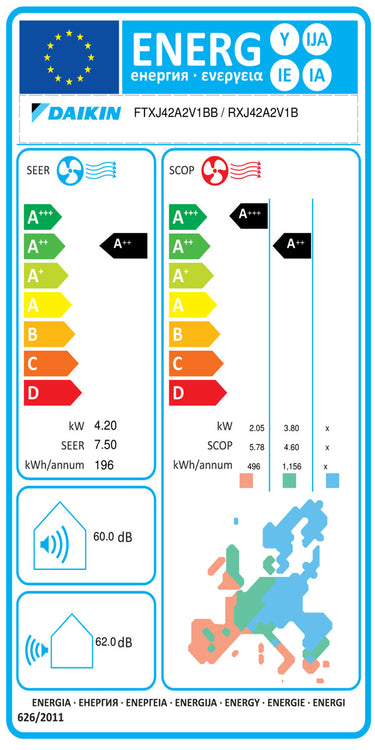 Condizionatore Daikin Emura 3 15000 BTU R32 Inverter A++ Wifi Nero