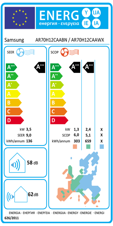 Condizionatore Samsung WindFree Première Plus 12000 BTU R32 Inverter AI WiFi A+++/A+++ - Soapstone Charcoal