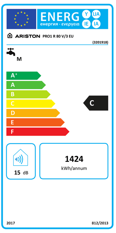 Scaldabagno Elettrico Ariston Pro1 R Verticale 80 litri
