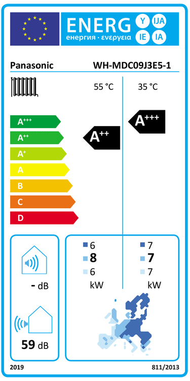 Pompa di calore aria acqua Panasonic Aquarea 9 kW R32 Inverter A++ MONOFASE MONOBLOCCO