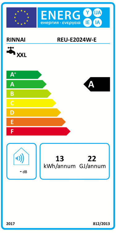 Scaldabagno a gas Rinnai Infinity Enjin a condensazione da esterno 20 l/min METANO
