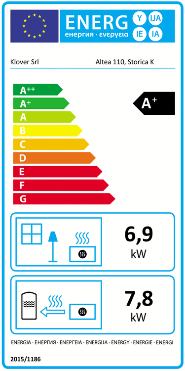 Termocucina a legna klover STORICA K-KP 14 kW Idro + kit ACS