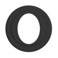 Rosone coprimuro ovale diam. 100 mm per scarico fumi stufa a pellet e caldaia a pellet