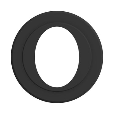 Rosone coprimuro ovale diam. 80 mm per scarico fumi stufa a pellet e caldaia a pellet