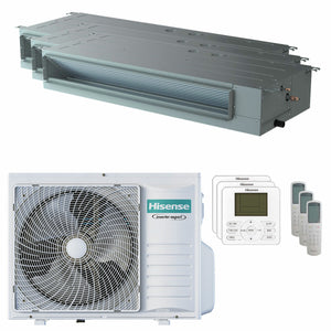 Condizionatore Hisense Canalizzabile ADT trial split 9000+12000+18000 BTU inverter A++ unità esterna