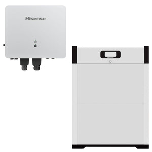 Kit fotovoltaico Hisense Hi-Mini Inverter 5 kW + batterie di accumulo 10 kW - MONOFASE