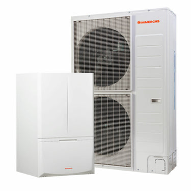 Sistema ibrido Immergas Magis Combo 12 V2 12 kW a gas metano