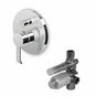Set miscelatore vasca-doccia Zucchetti SUP + corpo incasso R99684 Zucchetti
