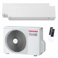 Condizionatore Toshiba SHORAI Edge White dual split 7000+16000 BTU inverter A++ wifi unità esterna 5.2 kW