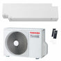 Condizionatore Toshiba SHORAI Edge White dual split 7000+16000 BTU inverter A++ wifi unità esterna 5.2 kW