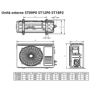 Condizionatore TCL Console Serie Z 18000 BTU R32 Inverter WiFi A++/A+