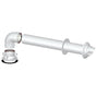 Kit scarico fumi coassiale orizzontale ø 60/100 M/F per caldaie a condensazione Bosch