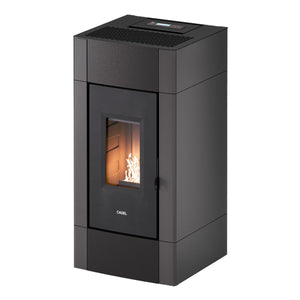 Stufa a pellet CADEL Cristal 9 ad aria 8,5 kW - WiFi ANTRACITE