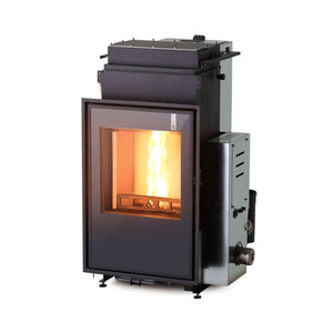 Termocamino policombustibile Girolami TI 14 verticale - 15 kW