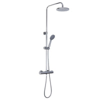 Colonna doccia Paffoni ZCOL643CR Birillo Cold con miscelatore termostatico e soffione Ø200