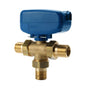 Valvola a sfera motorizzata MUT TMO 3 vie Ø1" M/M/M 230V con relè
