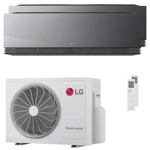 Condizionatore LG ARTCOOL Mirror AI dual split 12000+12000 BTU inverter A+++ wifi unità