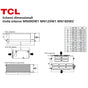 Condizionatore TCL Canalizzabile Serie D quadri split 9000+12000+12000+18000 BTU inverter A++ wifi unità esterna 12.2 kW