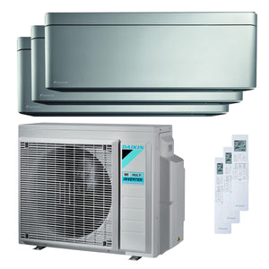 Condizionatore Daikin Stylish trial split 5000+5000+5000 BTU inverter A+++ wifi unità esterna 4,0 kW