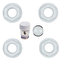 Kit installazione termosifoni radiatori alluminio 1"x3/8"