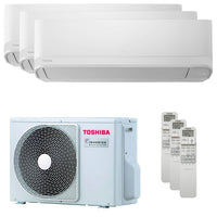 Condizionatore Toshiba Seiya Smart trial split 9000+9000+9000 BTU inverter A+++ wifi unità esterna 5.2 kW
