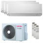 Condizionatore Toshiba Seiya Smart trial split 9000+9000+9000 BTU inverter A+++ wifi unità esterna 5.2 kW