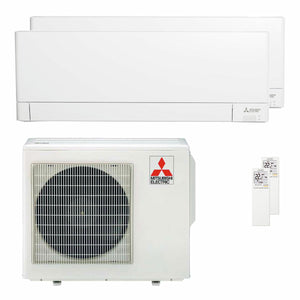 Condizionatore Mitsubishi Electric Serie AY dual split 18000+18000 BTU inverter A++ wifi unità