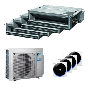 Condizionatore Daikin canalizzabile Mini Sky FDXM-F9 quadri split 9000+9000+9000+9000 BTU inverter A