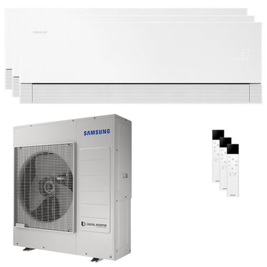 Condizionatore Samsung WindFree Première trial split 18000+18000+18000 BTU inverter A++ wifi unità esterna 10 kW Essential White